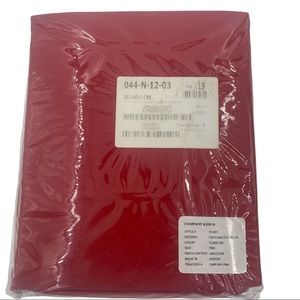 Company Store Twin Classic Comforter Cover in Classic Red